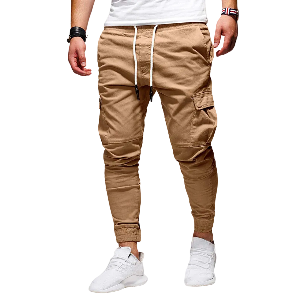 Noar Pantalon cargo bărbați – Croială largă, material elastic și stil casual