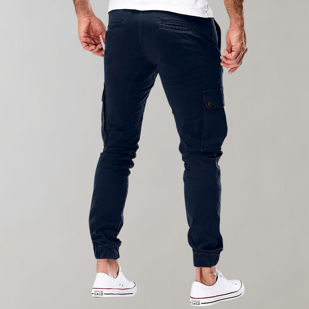 Noar Pantalon Cargo Homme – Coupe Ample, Tissu Extensible & Style Décontracté