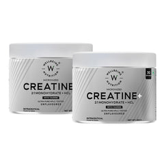 Creatine Monohydrate + HCL | 100g | 300mg Taurine | Unflavoured