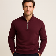 Lorence Men's Half-Zip Pullover – Soft Modern Knit with Elegant and Comfortable Fit
