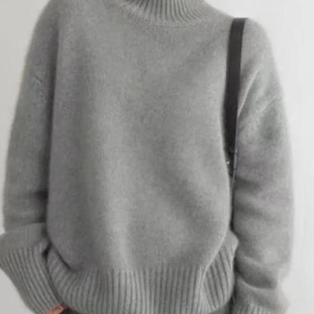 Sydney dámský rolák oversize z kašmíru – měkký, teplý a elegantní