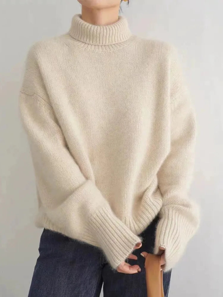 Lynn Pull Damski – Golf z Miękkiej Wełny & Elegancki na Stylowy Zimowy Look