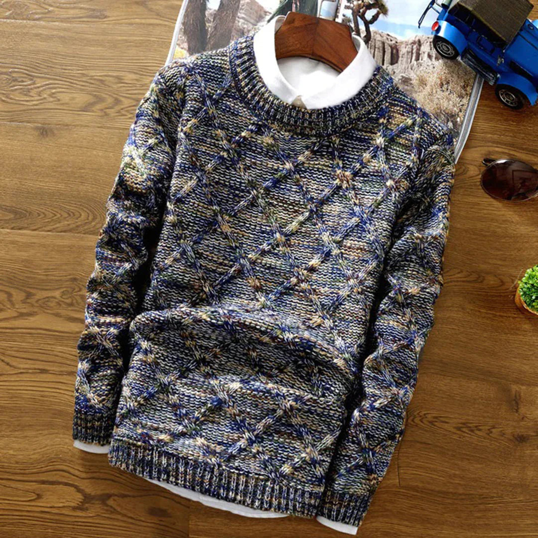 Maglione da uomo Emitt a maglia spessa – Maglione lavorato a maglia caldo, taglio moderno e stile senza tempo