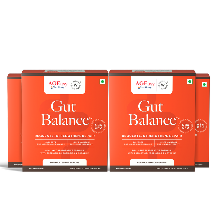 Gut Balance | Leaky Gut & Microbial Balance | For Seniors | 15 Sachets