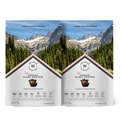 Vegan Plant Protein Chocolate Peanut Butter Flavor Pack of 2