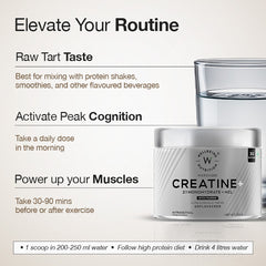 Unflavoured Creatine Monohydrate and HCL