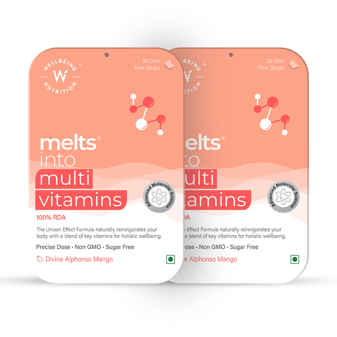 pack of two multivitamin oral strips