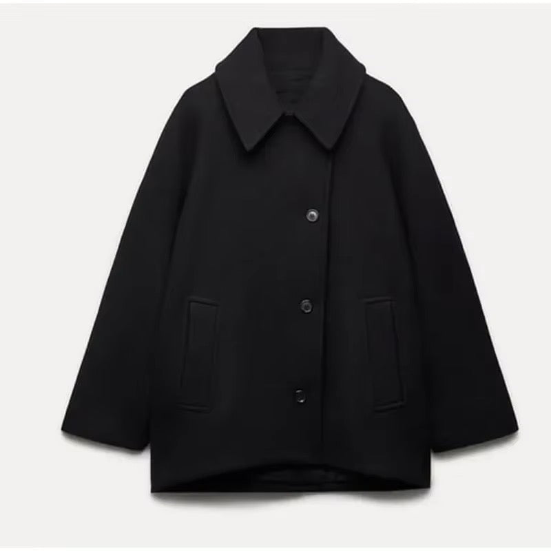 Lainey Mantel Damen – Oversize Wollmantel, elegant & bequem für den Winter