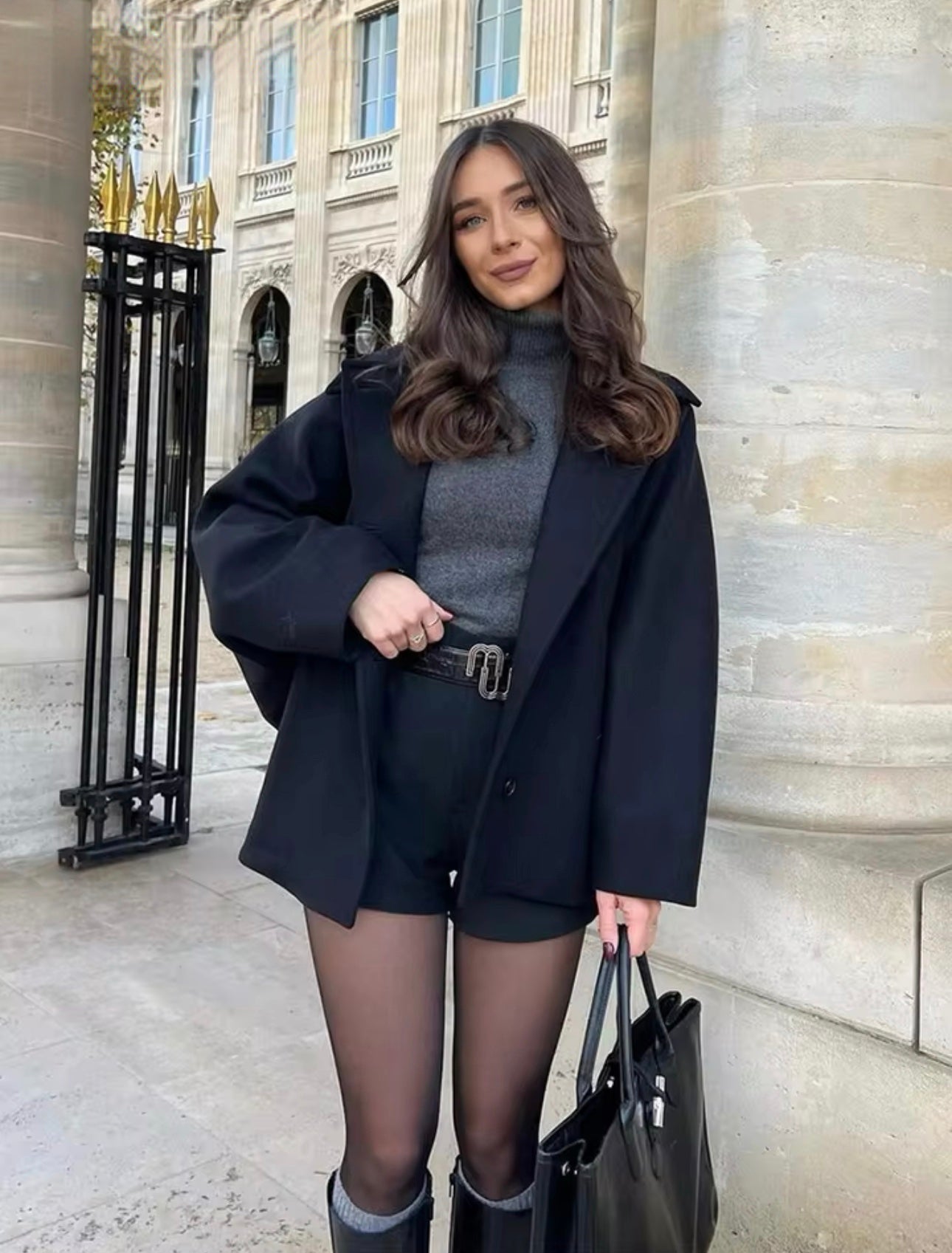 Lainey Mantel Damen – Oversize Wollmantel, elegant & bequem für den Winter