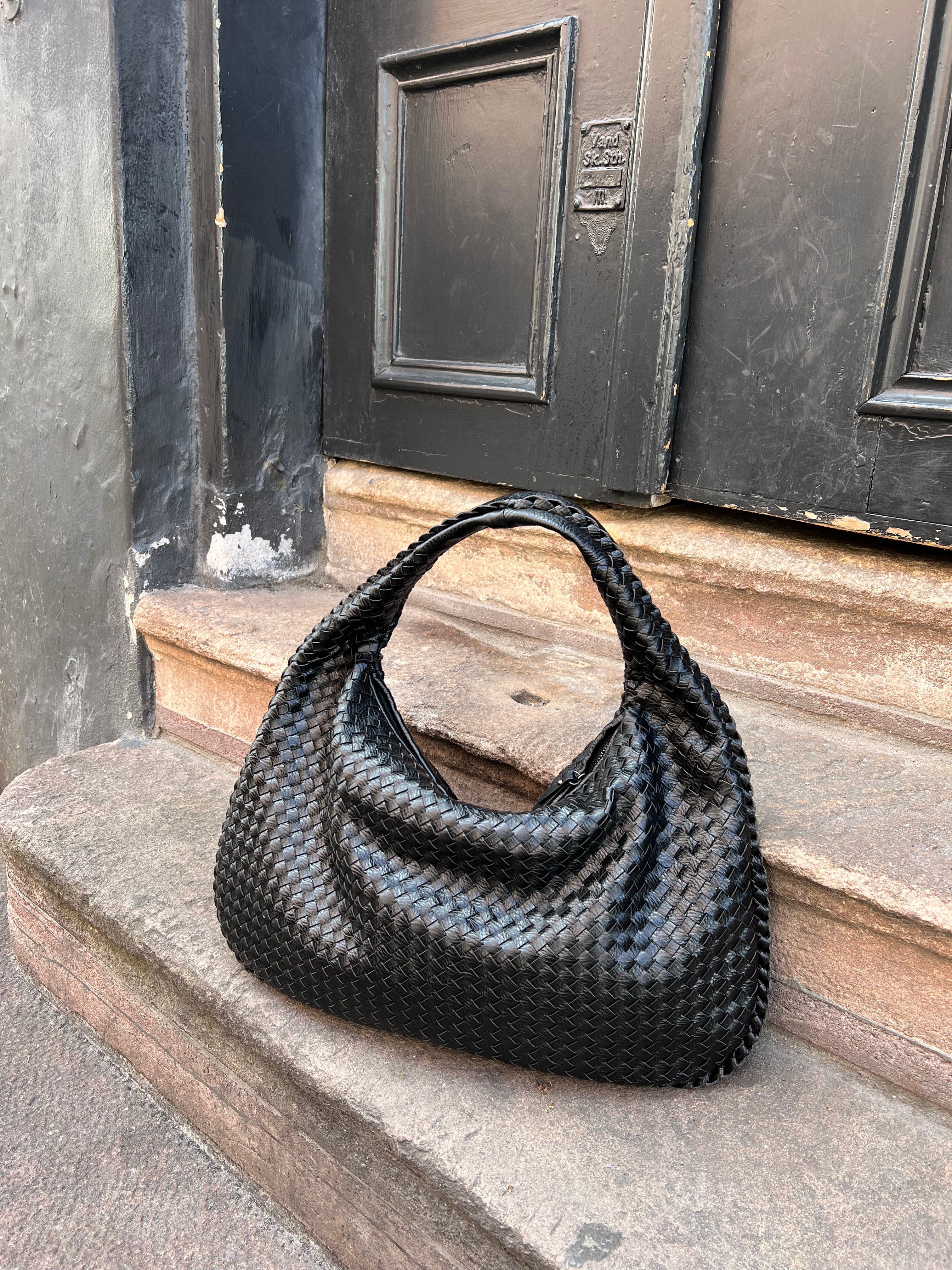 Louisa torba hobo damska – pleciona elegancka, pojemna i ponadczasowy styl