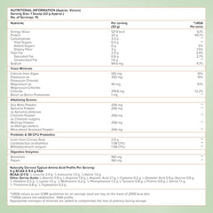 Vegan Protein 500g French Vanilla Caramel ingredient list