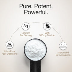 Creatine Monohydrate | 100g | 300mg Taurine | Unflavoured