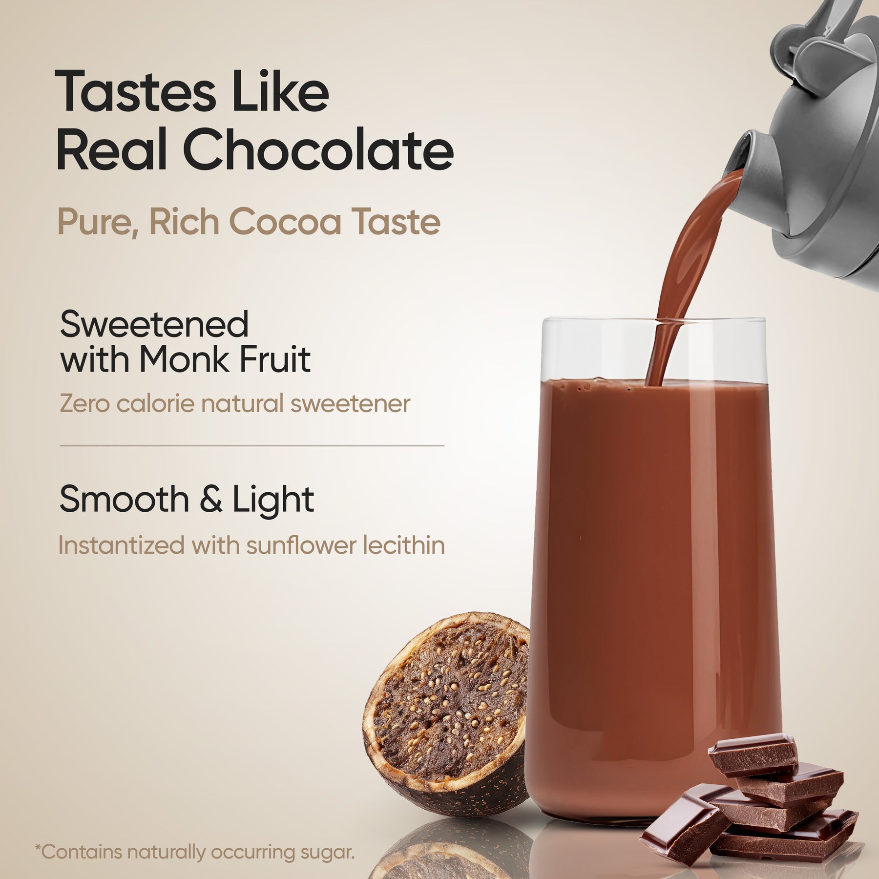Whey Protein Isolate 26g | 2kg | 4B CFU Probiotics | Dark Chocolate