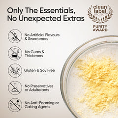 Whey Protein Isolate + Concentrate 24g | 1kg | 4B CFU Probiotics | Mango Flavoured