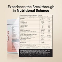 Vegan Pro Collagen Mixed Berries Nutritional Information