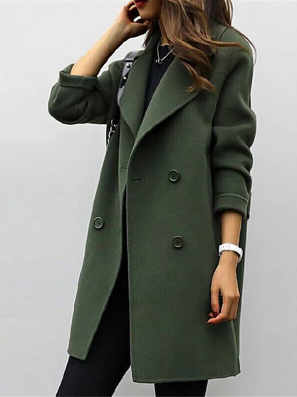 Lucia Donatelli winterjas van wol voor dames – elegante snit & luxe afwerking