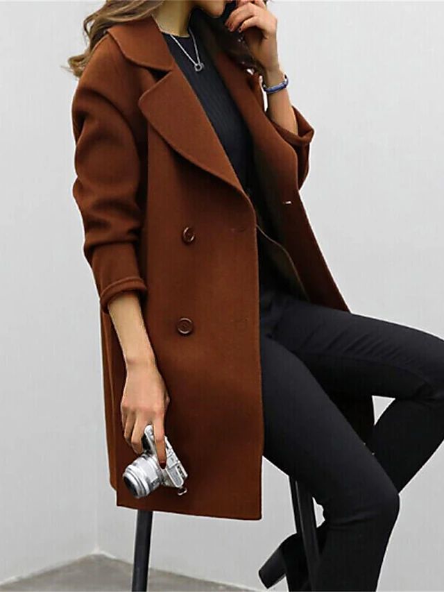 Lucia Donatelli winterjas van wol voor dames – elegante snit & luxe afwerking
