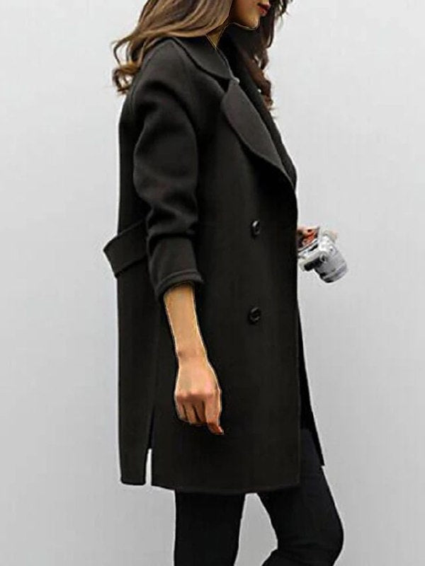 Lucia Donatelli winterjas van wol voor dames – elegante snit & luxe afwerking