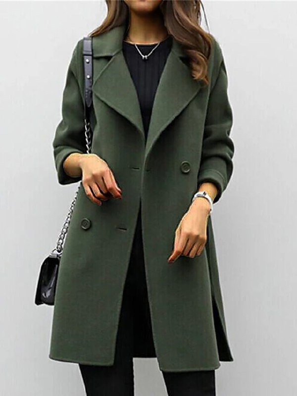 Lucia Donatelli winterjas van wol voor dames – elegante snit & luxe afwerking
