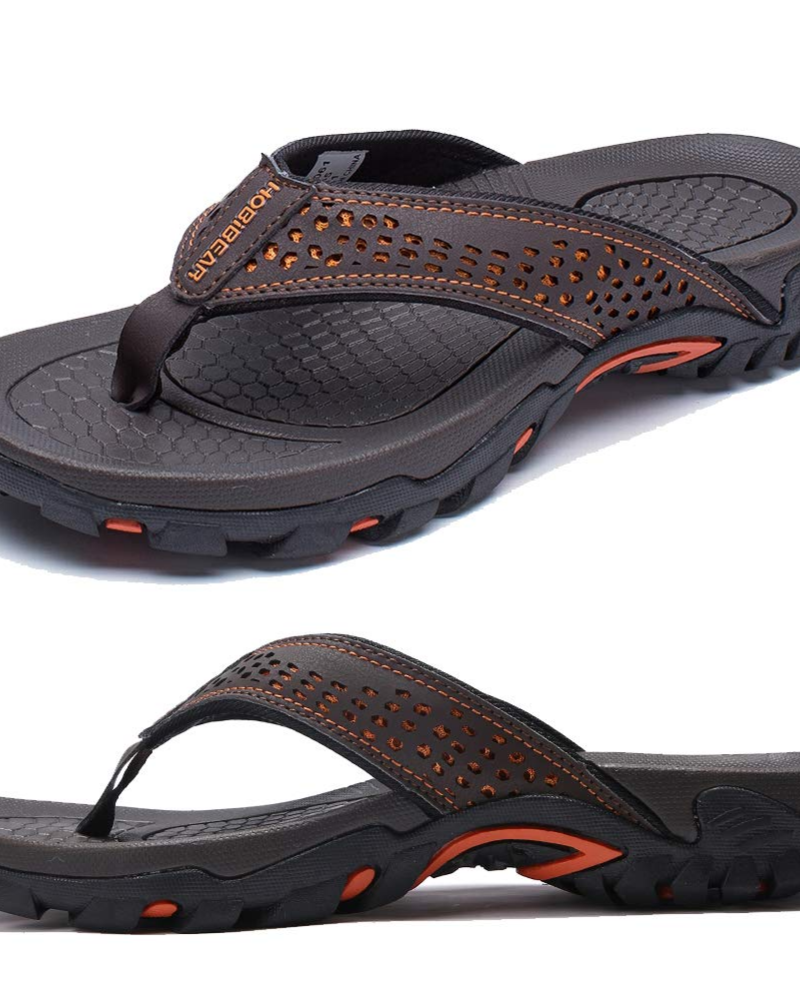 Kiel Tongs Homme – Pohodlné protiskluzové sandály s podporou klenby, letní plážový styl