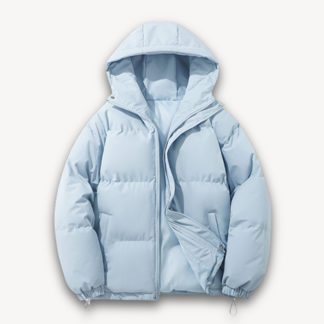Zander Chaqueta Acolchada para Hombre con Capucha – Plumífero Ligero Repelente al Agua de Poliéster