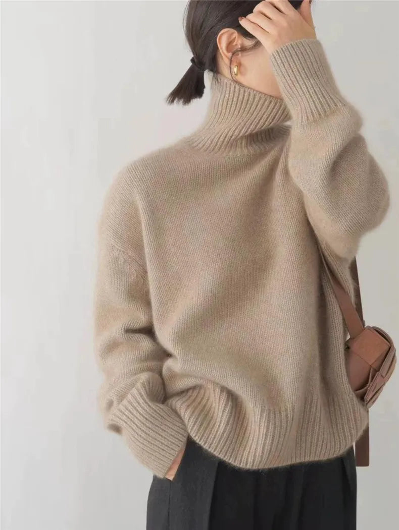 Lynn Pull Damski – Golf z Miękkiej Wełny & Elegancki na Stylowy Zimowy Look
