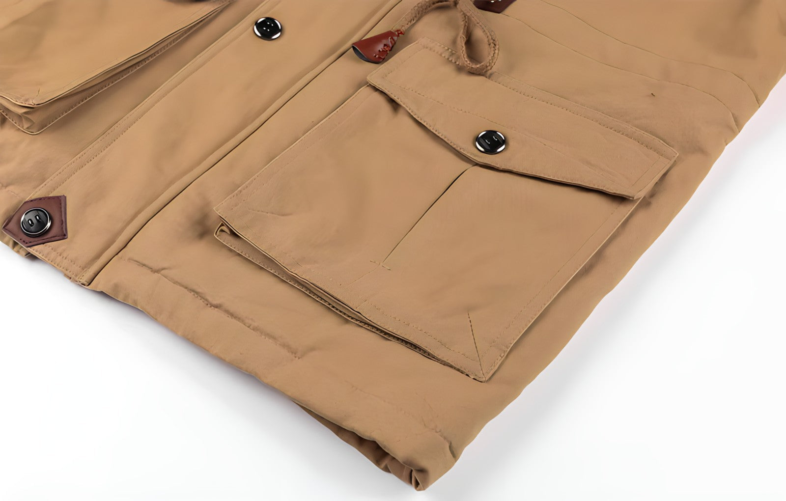 Logan Men's Military Jacket – Waterproof Coat with Fleece Lining & Adjustable Waist