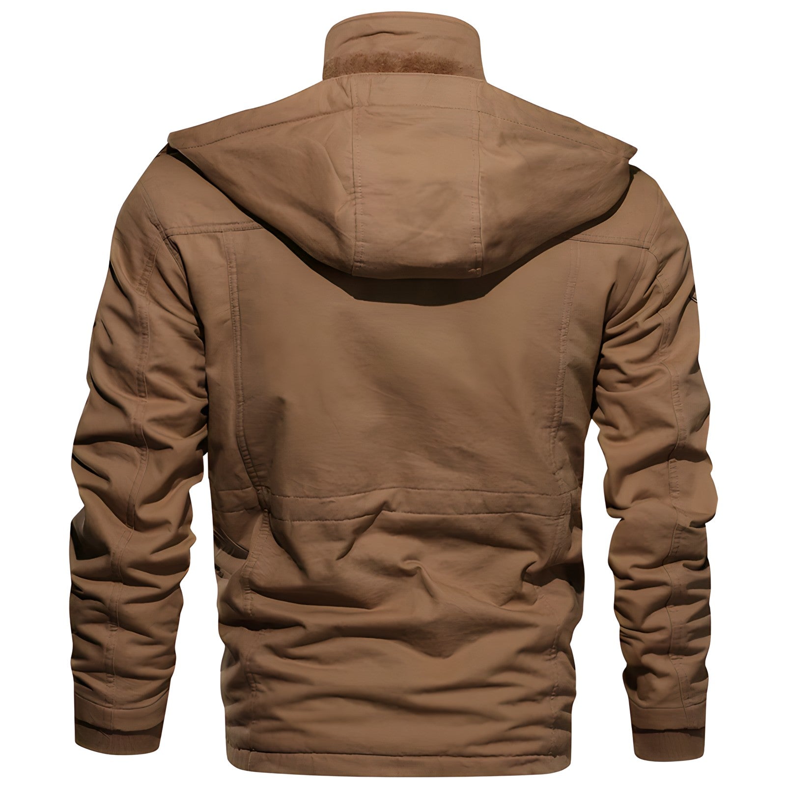 Logan Men's Military Jacket – Waterproof Coat with Fleece Lining & Adjustable Waist