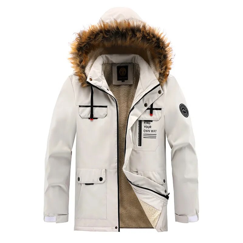 Arsik Parka d’Hiver Homme Lunero Eindhoven – Parka Chaude Coupe Moderne avec Doublure Polaire
