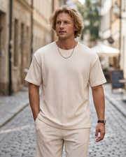 Σετ Ανδρικό Casual Hunter – T-Shirt & Καλοκαιρινό Σορτς 2 Τεμαχίων Αναπνεύσιμο