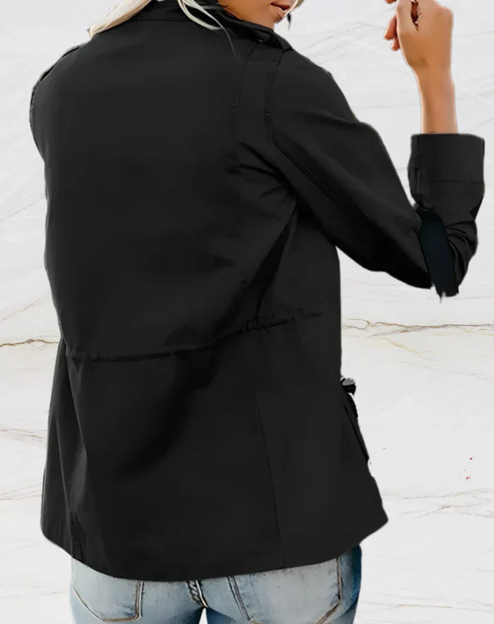 Nora Jacke Damen – Elegante Jacke mit langen Ärmeln und vier praktischen Taschen