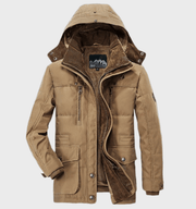 Chaqueta de invierno Allan para hombre: cálida chaqueta con capucha, forro aislante y prácticos bolsillos.