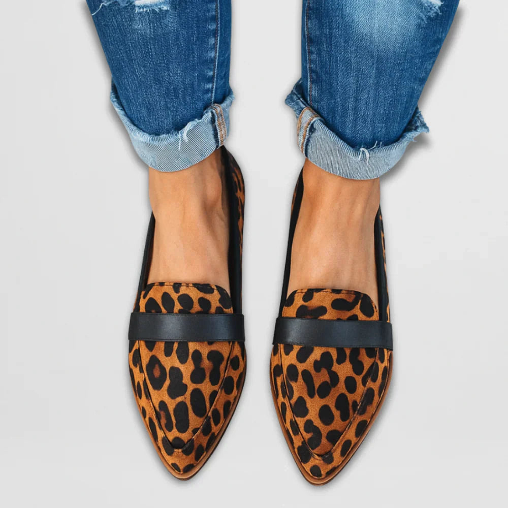 Nora Mocassini Donna – Scarpe Eleganti in Camoscio con Punta Affilata e Stile Versatile