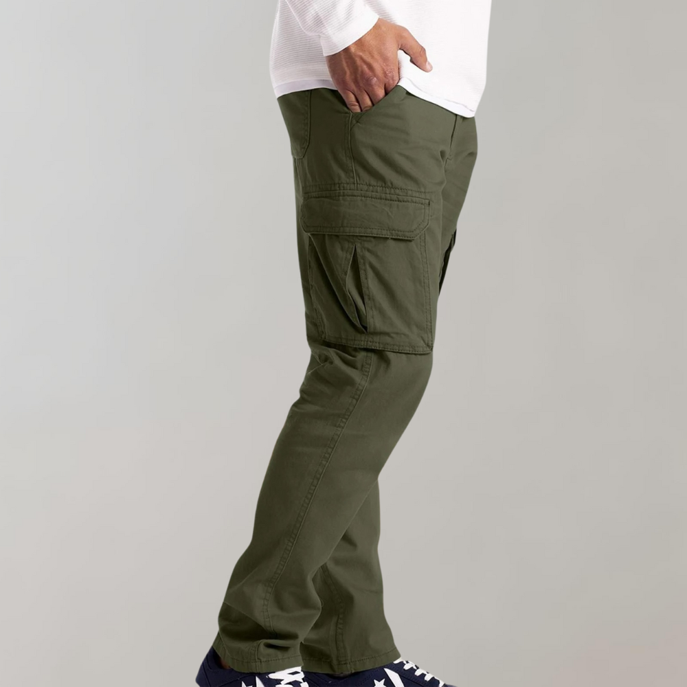 Calças Bryan Homem – Calças Cargo Confortáveis e na Moda com Bolsos Práticos