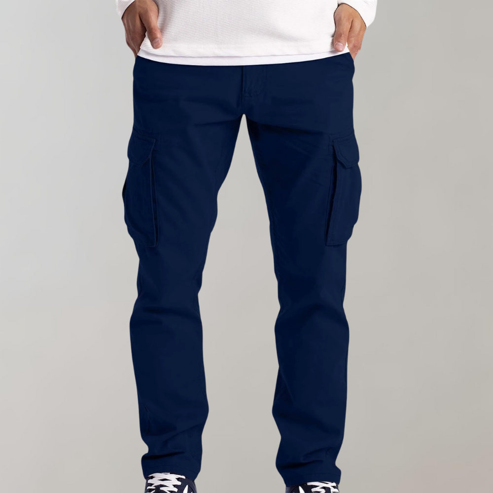 Calças Bryan Homem – Calças Cargo Confortáveis e na Moda com Bolsos Práticos