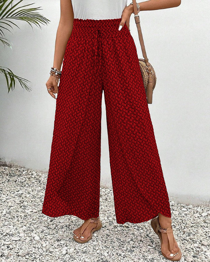 Henriette Pantalon Large Femme – Taille Haute, Coupe Flatteuse & Tissu Confortable