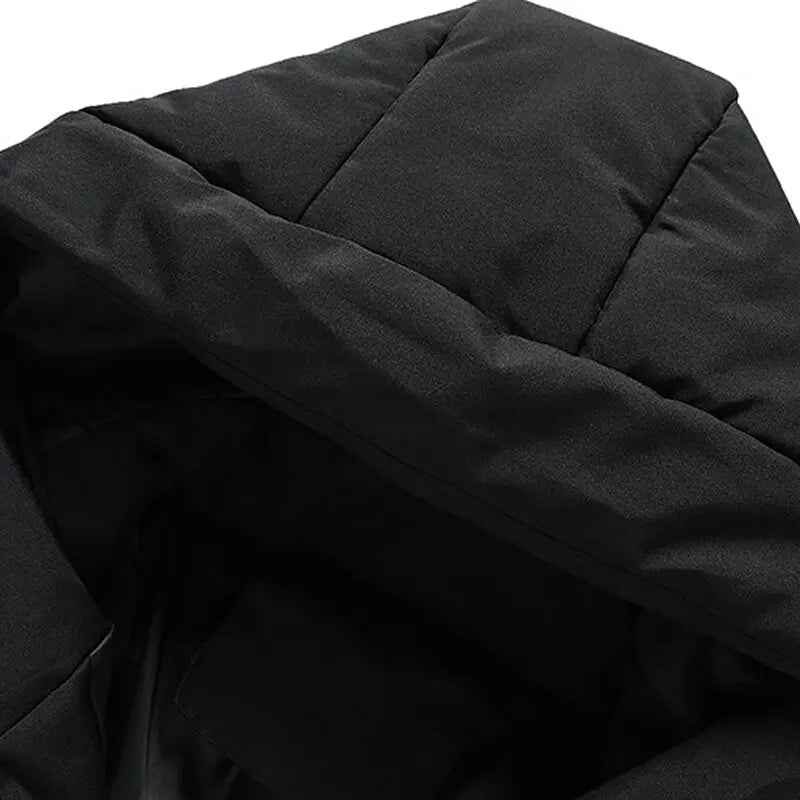 Allan Winterjacke für Herren – Warm, dick mit Kapuze & Praktischem Reißverschluss