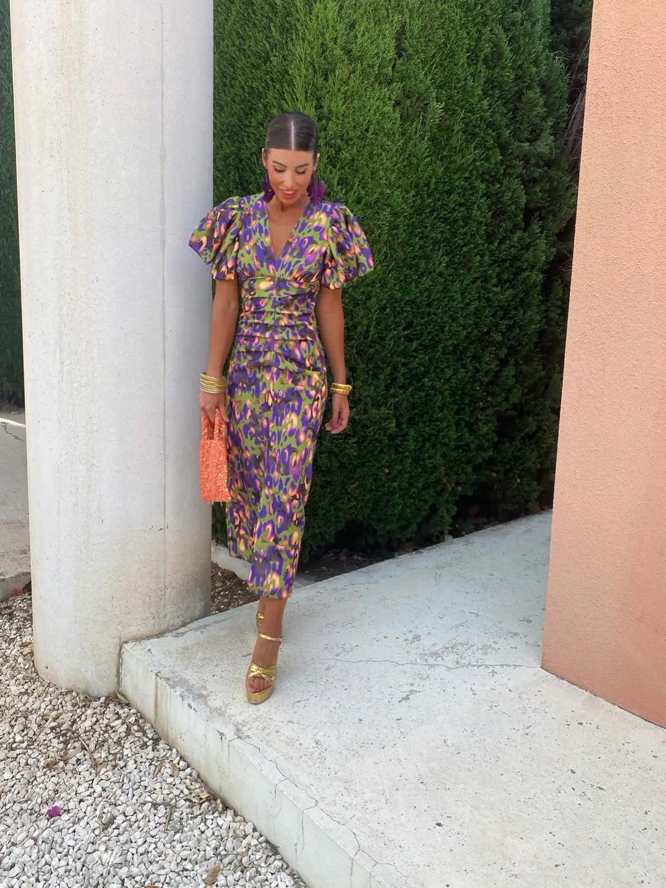 Gwen Women's Dress - Design audace e colori vivaci per look estivo chic