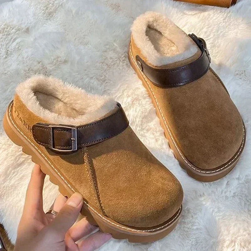 Ailani Warme Clogs für Damen – Leichter Winterkomfort mit Flauschigem Futter & Lässigem Stil