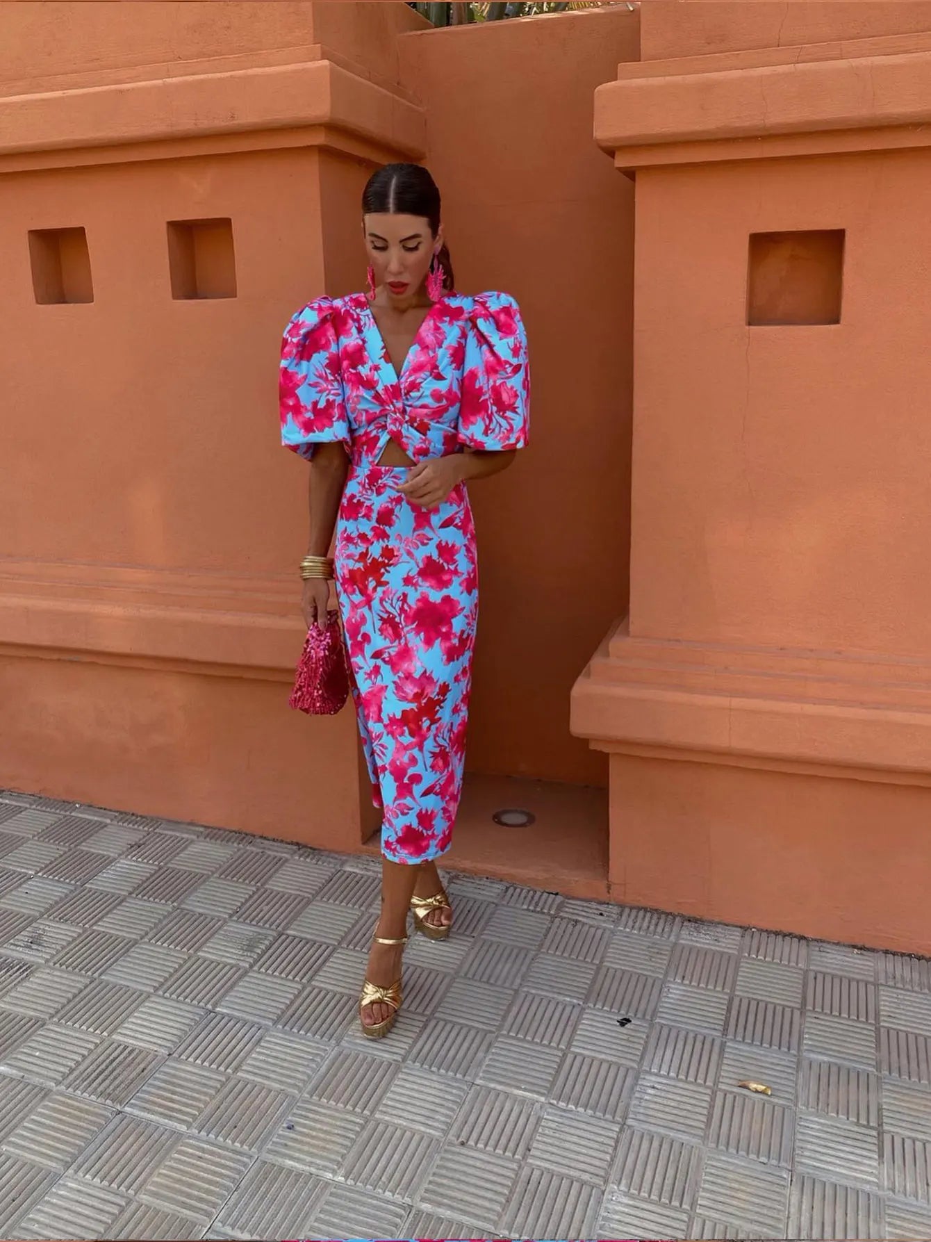 Gwen Women's Dress - Design audace e colori vivaci per look estivo chic