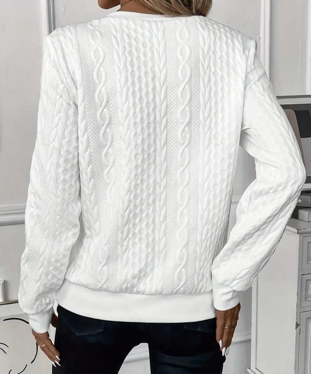 Margaux Felpa Donna Inverno – Maglione Con Cerniera Confortevole in Maglia con Design Elegante