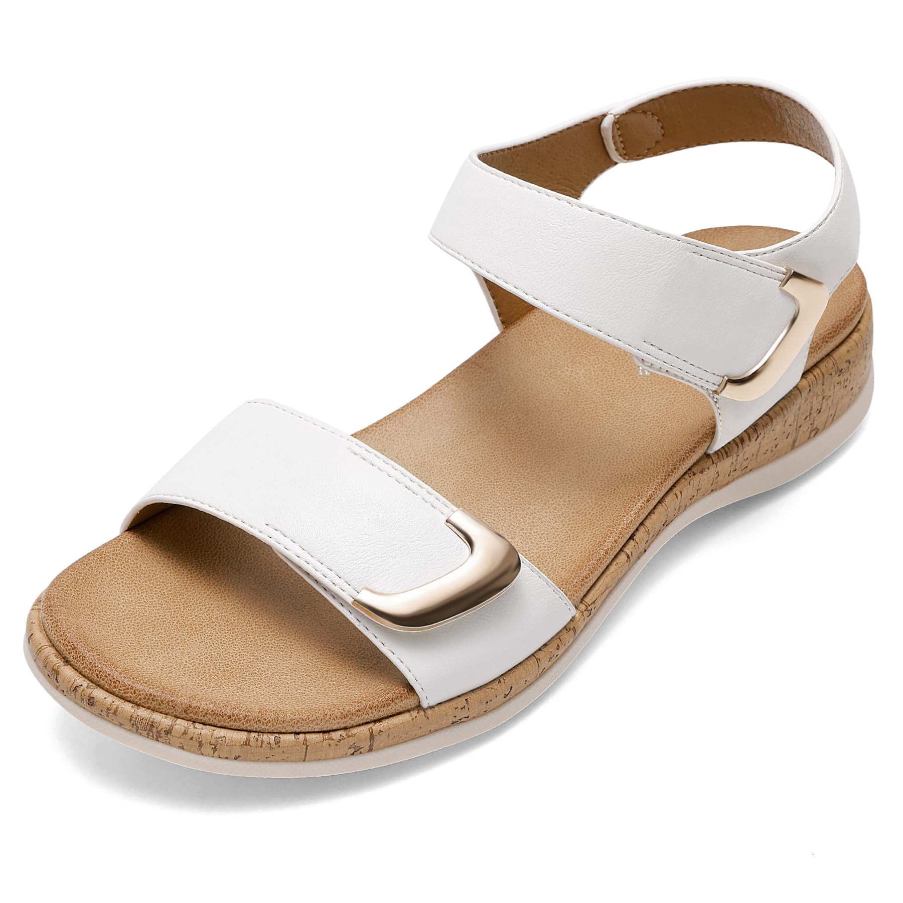 Iris Sandales Plates Femme – Mules d’Été Minimalistes à Boucle Réglable