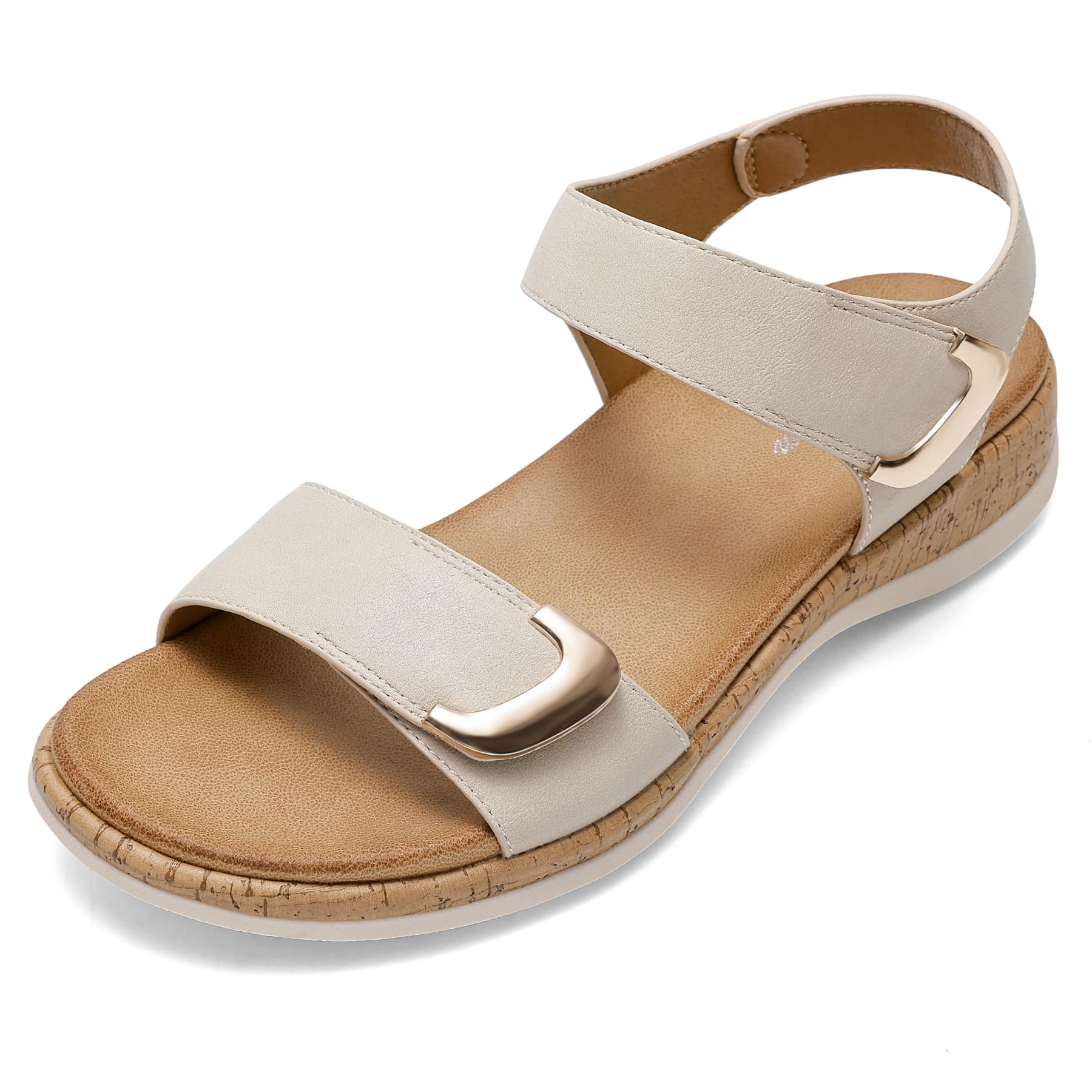 Iris Sandales Plates Femme – Mules d’Été Minimalistes à Boucle Réglable