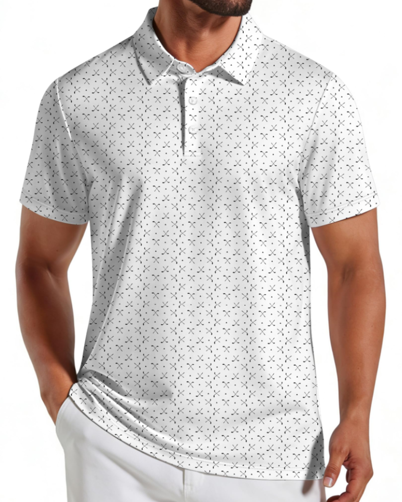 Nicolas Polo Hombre – Polo de Golf de Secado Rápido, Elástico y Transpirable UPF30+