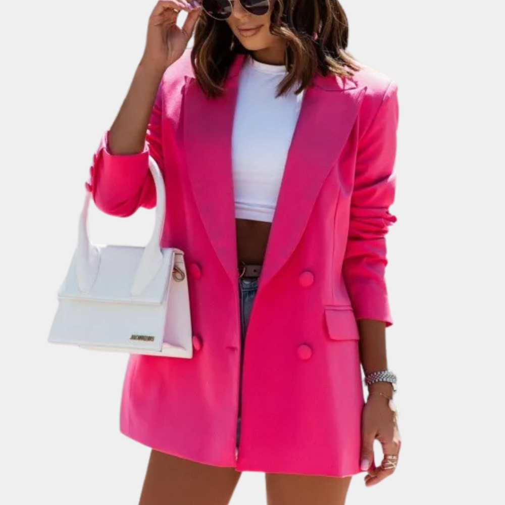 Evie γυναικείο blazer – κομψό μισόμακρο blazer από premium ύφασμα διαθέσιμο σε πολλά χρώματα