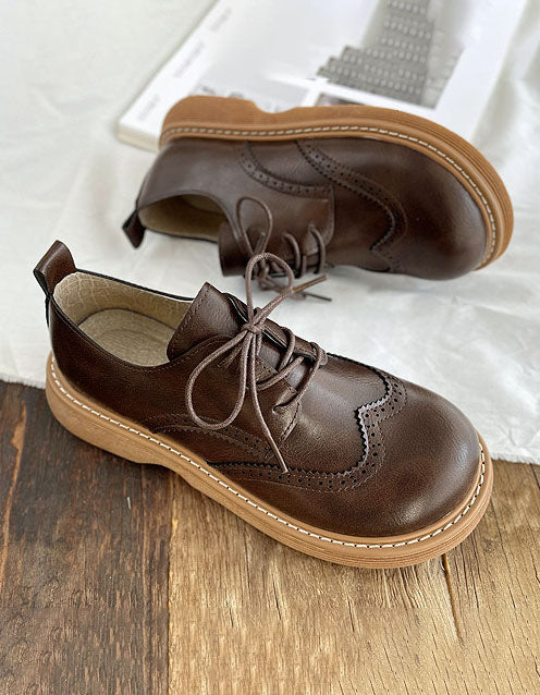 Liza Dames Schoenen – Elegante Oxford Richelieu met Brogue Details & Comfort