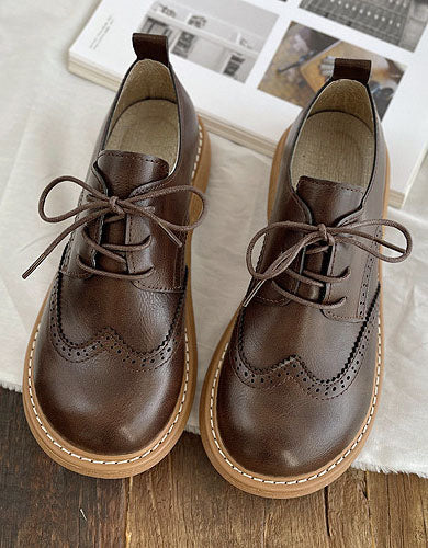 Liza Dames Schoenen – Elegante Oxford Richelieu met Brogue Details & Comfort