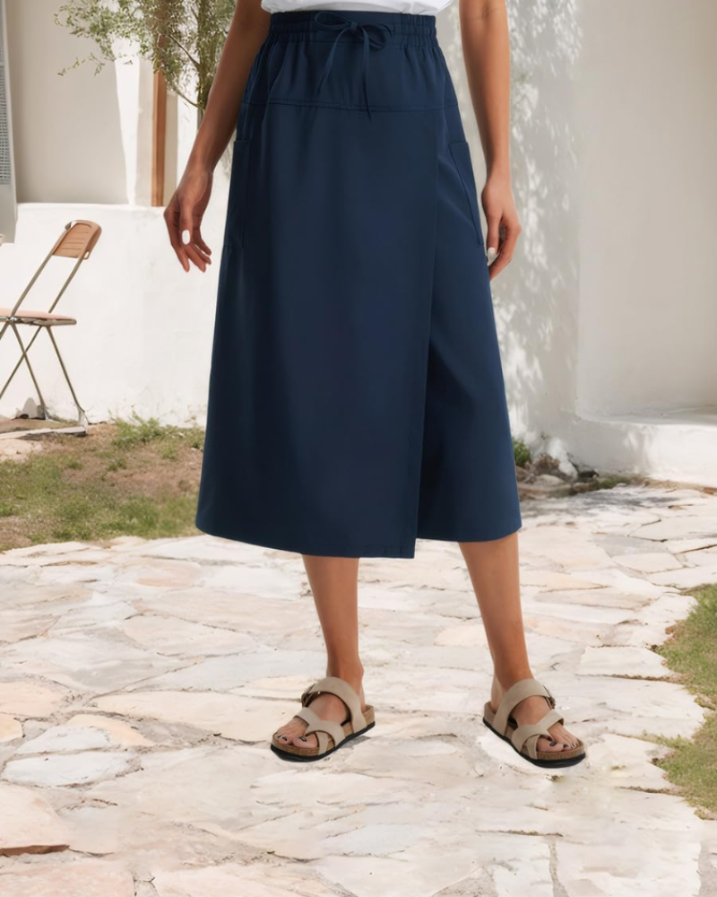 Madison Women's Capri Pants – Lightweight High-Waisted Cropped Pants with Pockets