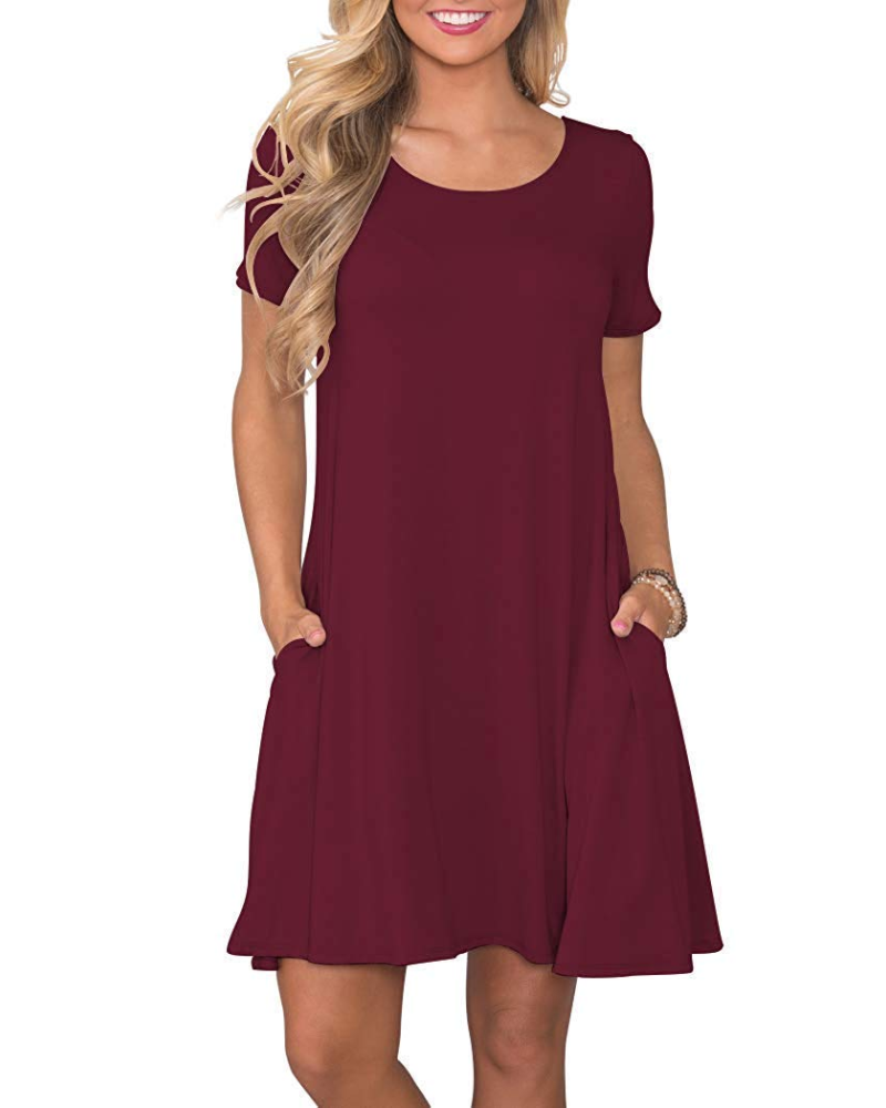 Dámské letní tričko Mabel Robe – kulatý výstřih, krátké rukávy a kapsy