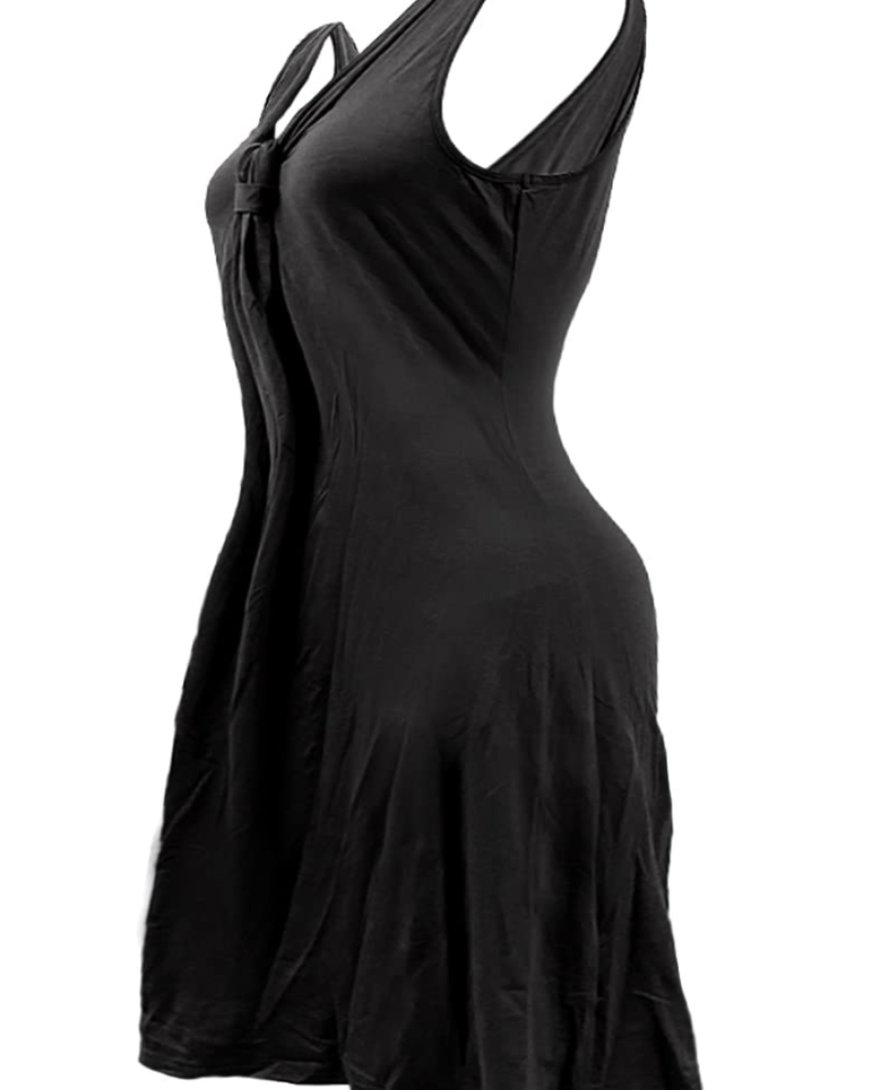 Alice Summer Dress for Women – V-Neck Sleeveless with Ruched Waist